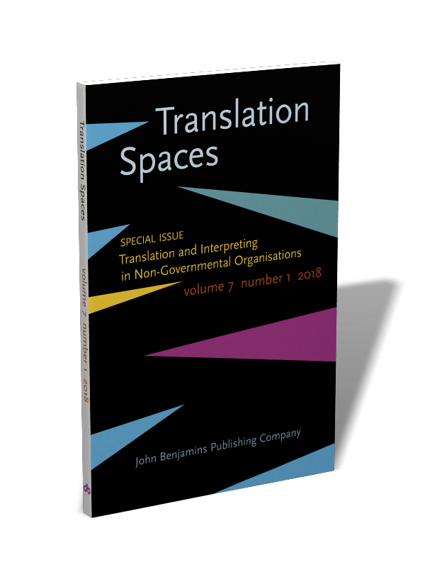 Special Issue Translation Spaces